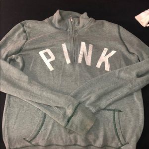 PINK victoria’s secret quarter zip